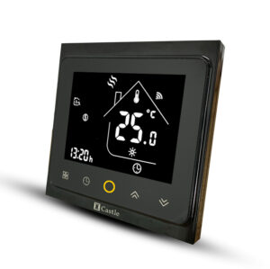 Castle BHT-002 WiFi Tuya Smart черный Терморегулятор для теплого пола с Вай фай и черным экраном